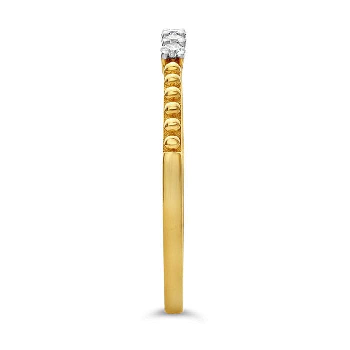 Gold and Diamond Set Ring