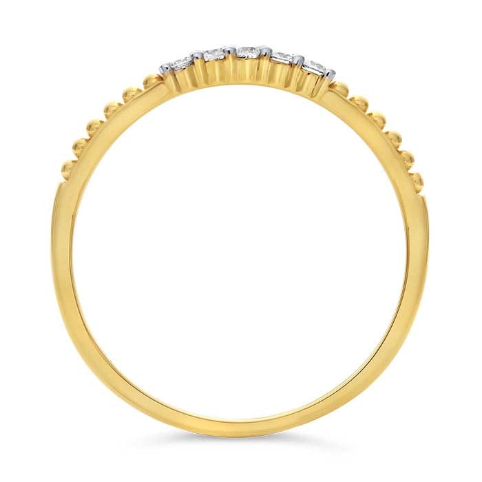 Gold and Diamond Set Ring