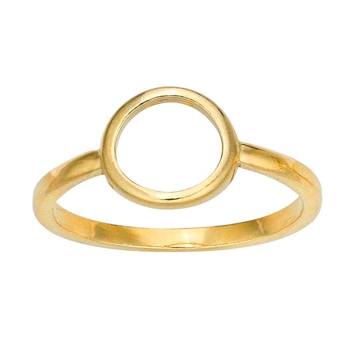 Open Circle Stackable Ring