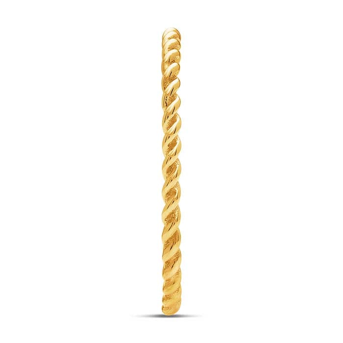 Twist-Wire Stackable Gold Ring