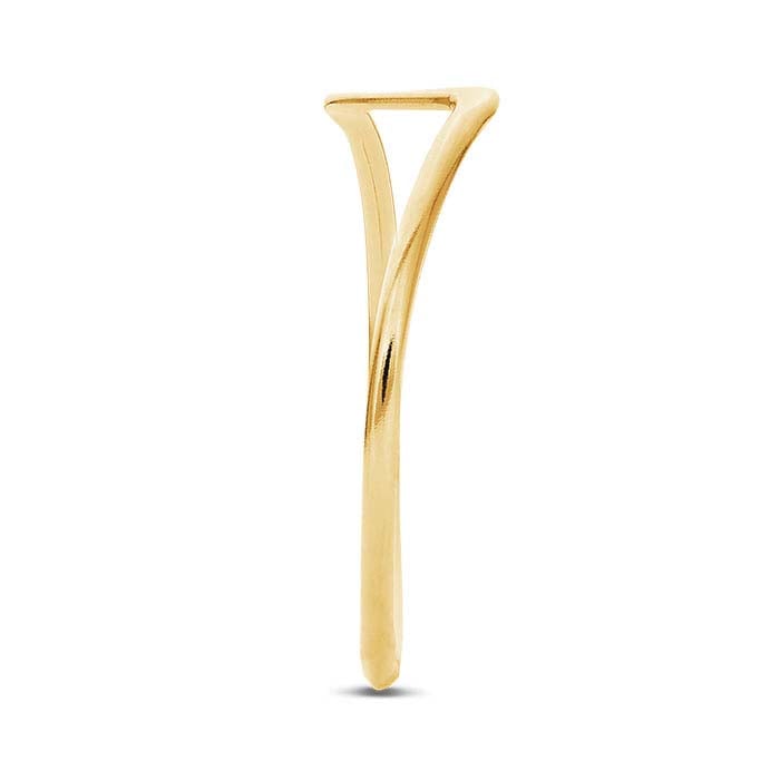 Flat Wave Stackable Ring