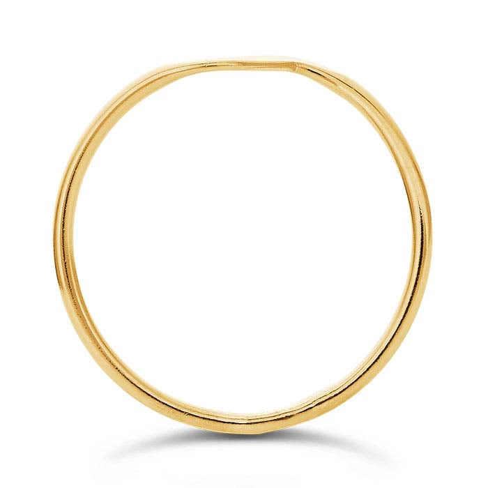 Flat Wave Stackable Ring