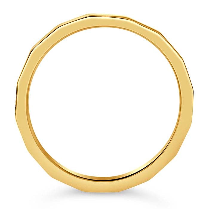 Faceted Stackable Ring