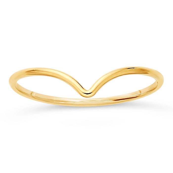 Chevron Stackable Ring