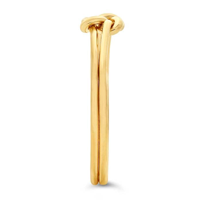 14/20 Yellow Gold-Filled Double Love-Knot Ring