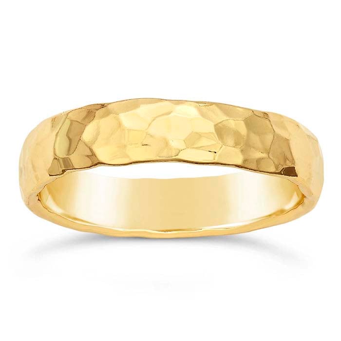 Hammered Gold Filled Band