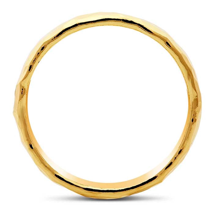 Hammered Gold Filled Band