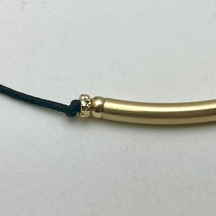 Gold Tube Bracelet