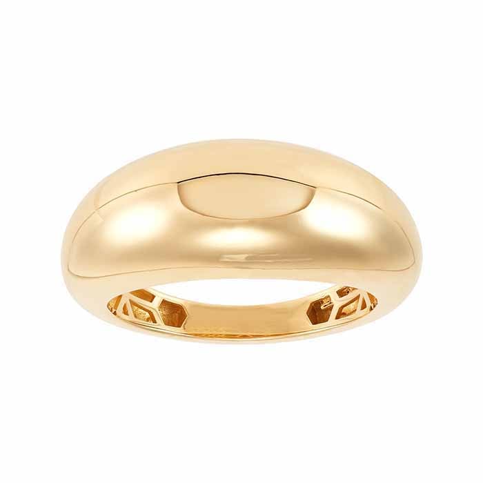 Elegant Gold Dome Ring