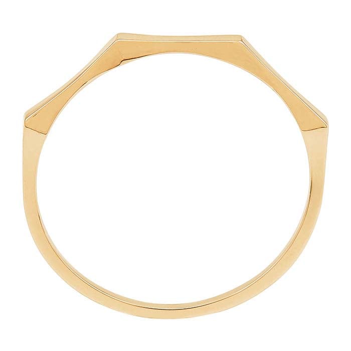 Geometric Gold Stackable