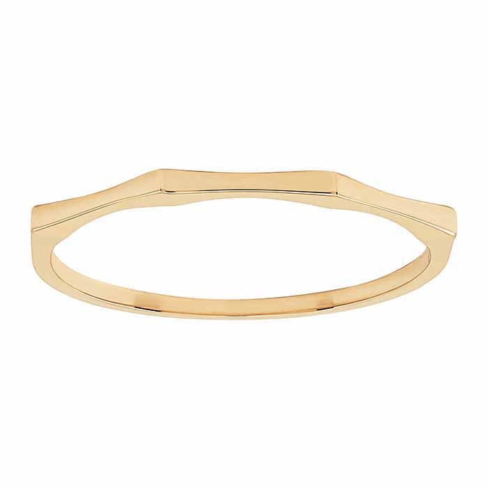 Geometric Gold Stackable