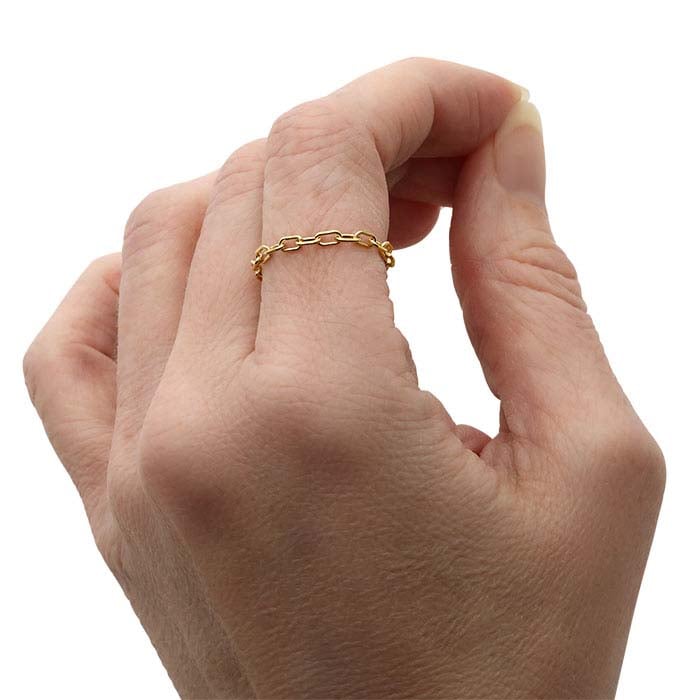 14/20 Yellow Gold-Filled Drawn Cable Flexible Ring